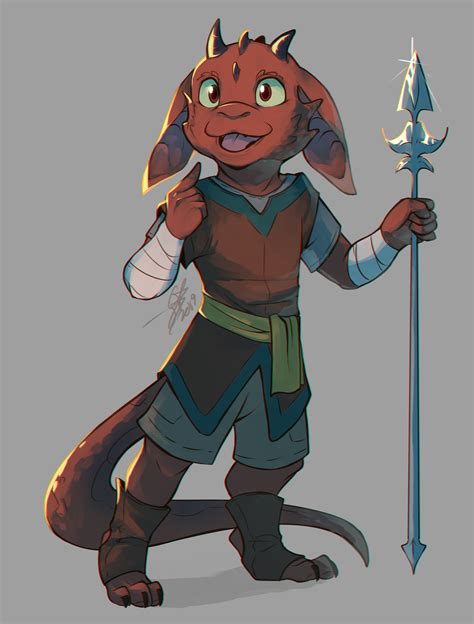 [OC] Mishon the Kobold, Commission For u/Kriten85 : r/characterdrawing