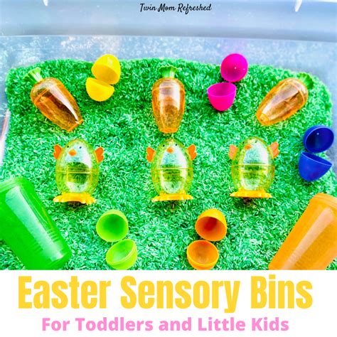 Easter Sensory Bins For Toddlers - Twin Mom Refreshed