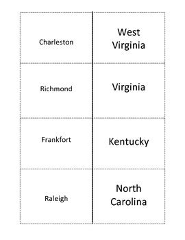 U.S. States and Capitals Flashcards by Pray Love and Teach | TPT