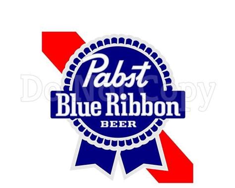 Unofficial Custom Pabst Blue Ribbon Logo Design. PBR Vector | Square logo, Pabst blue ribbon ...