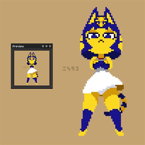 Pixel Ankha dance WIP by Snow-Hex on Newgrounds