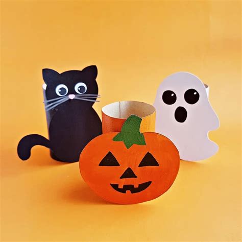 TOILET PAPER TUBE HALLOWEEN CRAFT FOR KIDS - Hello Wonderful