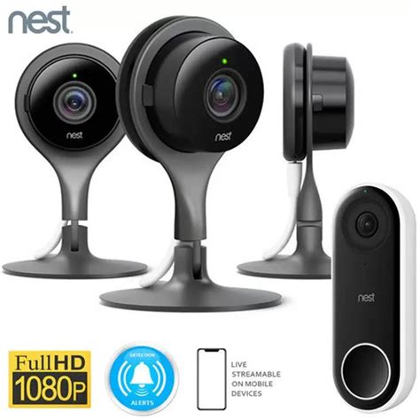 Google Nest Indoor Security Cameras + Nest Hello Deals