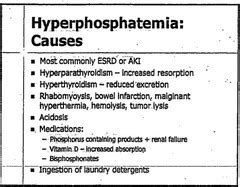 Hyperphosphatemia: Causes