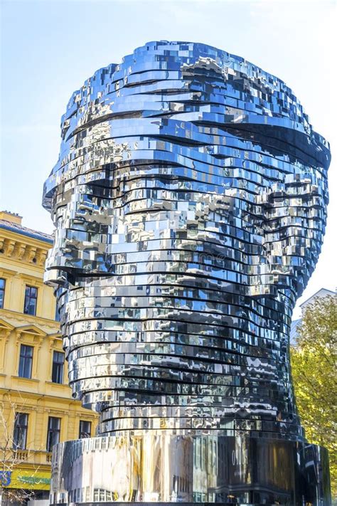 The Head of Franz Kafka Sculpture in Prague, Czechia Editorial Photo ...