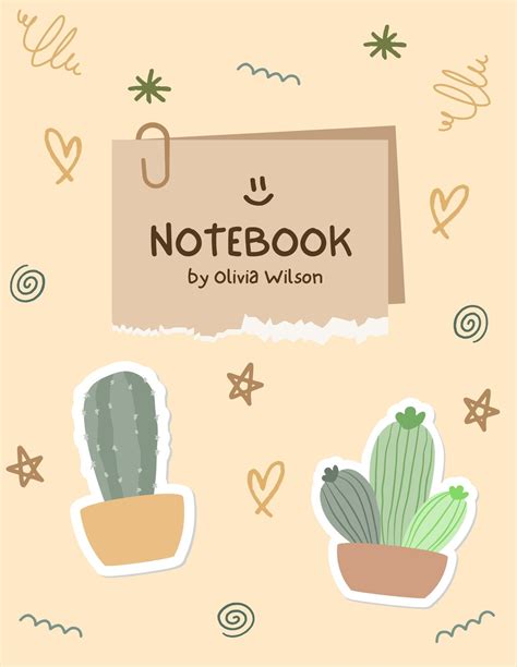 Aesthetic Notebook Cover Template High-Quality | www.independentndt.co.nz