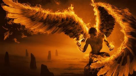 Male angel digital wallpaper, digital art, men, angel, wings HD ...