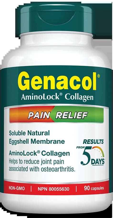 Genacol Pain Relief - Results on joint pain in 5 days!