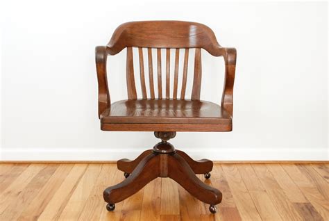 antique desk chair antique office chair wood office chair