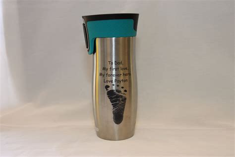 Custom Contigo 14oz Color Travel Mug- 100% Spill Proof - Stainless Steel- custom coffee mug ...