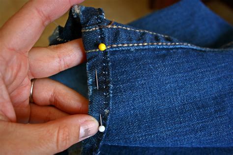 The Pretty Poppy: How to hem jeans using the original hem..the best way!!