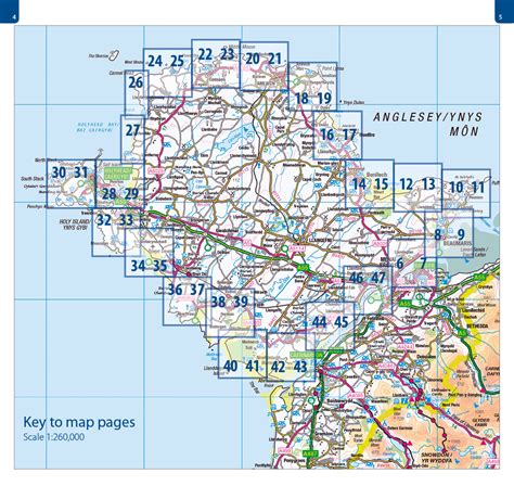 OS Map Atlas: Wales Coast Path: Isle of Anglesey - Wales Coast Path