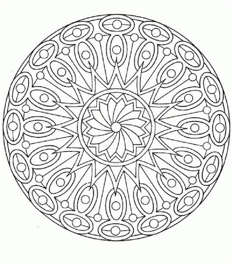 Abstract Mandala Free coloring page - Download, Print or Color Online ...