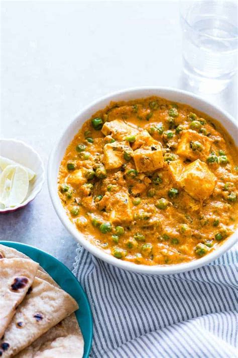 Creamy Matar Paneer Curry (Step by Step Video Recipe) - My Food Story