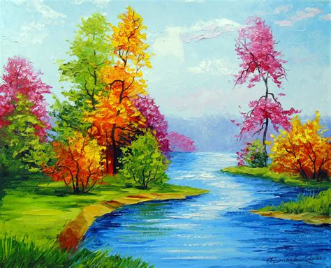 Bright nature Painting by Olha Darchuk - Jose Art Gallery