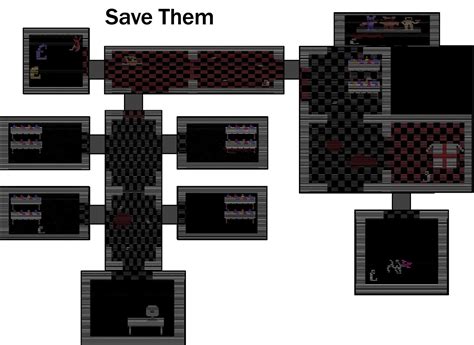 FNAF 2 and “Save Them” Maps Scaled To The Camera Layout : r ...