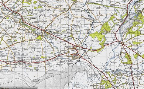 Historic Ordnance Survey Map of Gretna Green, 1947