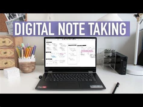 DIGITAL NOTE TAKING TIPS | OneNote + Handwriting - YouTube | Note ...