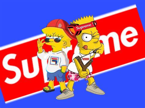 Cool Bart Simpson Supreme Wallpapers - Top Free Cool Bart Simpson Supreme Backgrounds ...