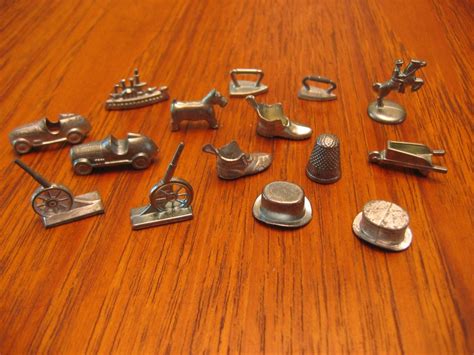 Metal Monopoly Game Pieces by nmac52 on Etsy