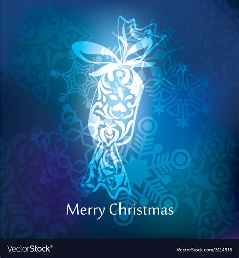 Christmas postcard design Royalty Free Vector Image