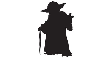 Star Wars Yoda Silhouette at GetDrawings | Free download