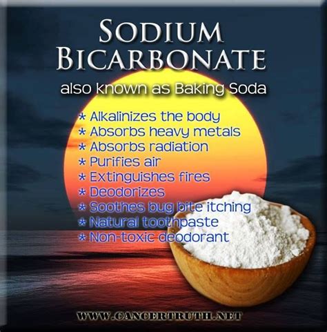 You should probably know this: Sodium Bicarbonate Health Benefits