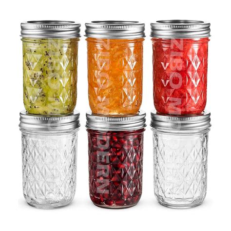 Wholesale 8 Oz Mason Jars Canning Jars Jelly Jars with Regular Lids and Bands - China Wholesale ...