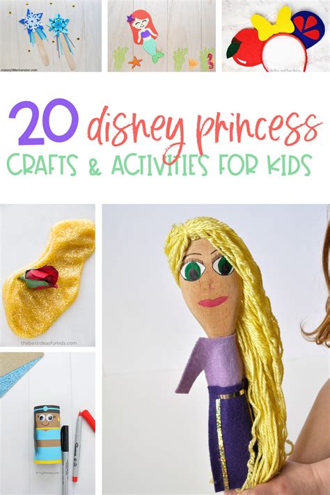 20 of the Most Adorable Disney Princess Crafts and Activities for Kids