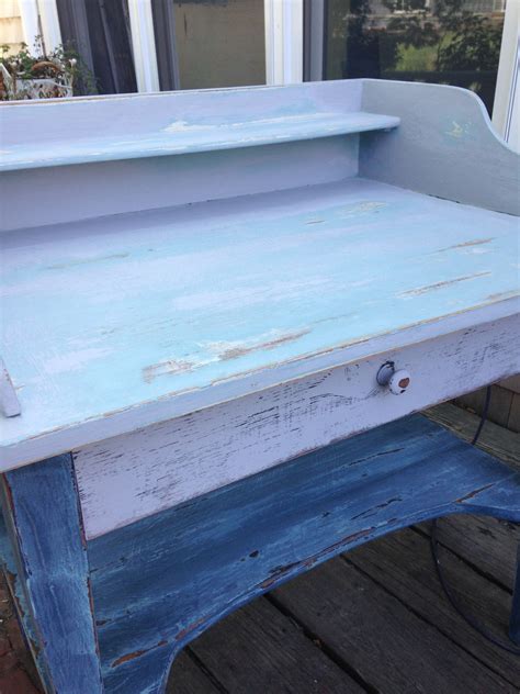 old desk done in the gorgeous Annie Sloan Chalk Paint® Duck Egg Blue ...