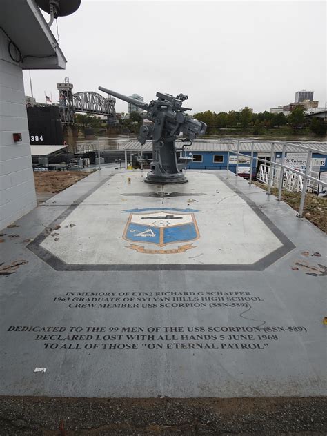 USS Scorpion (SSN-589) Memorial and Three-Inch Naval Gun | Flickr