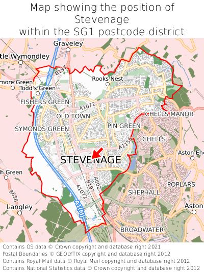 Where is Stevenage? Stevenage on a map