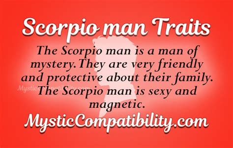 Scorpio Man Personality Traits - Mystic Compatibility