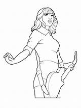 Gran Cantante Taylor Swift Para Colorear Imprimir E Dibujar – ColoringLib sketch template