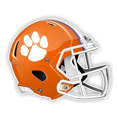 Clemson Tigers Football Helmet Precision Cut Decal / Sticker