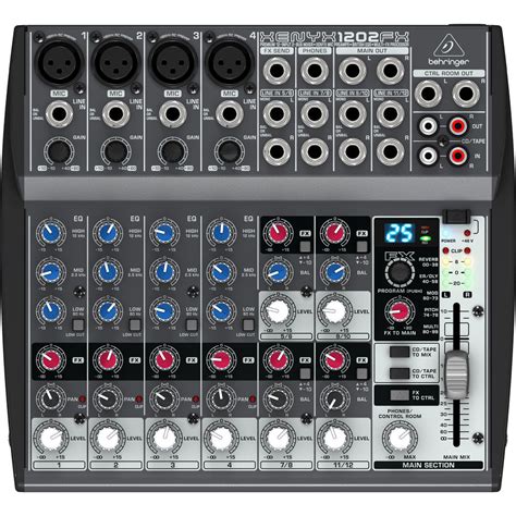 Behringer XENYX 1202FX 12-Channel Audio Mixer with Multi-FX Processor > Ion Audio Visual