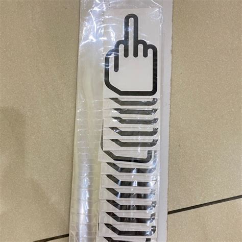 Middle Finger Sticker / Middle Finger Stickers | Shopee Philippines