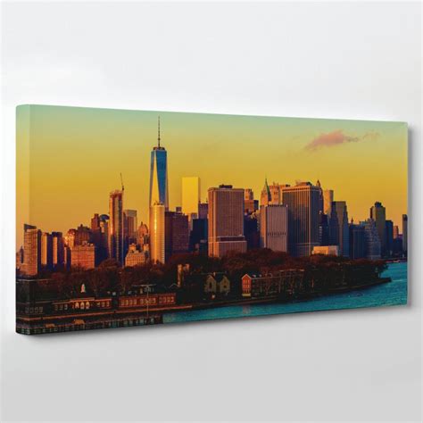 New York Skyline Canvas Wall Art - Mural Wall