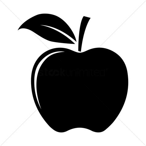 Apple Silhouette Vector at GetDrawings | Free download