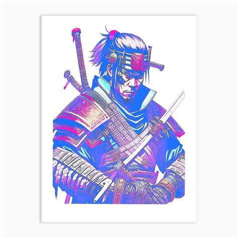 Samurai Warrior Japan Japanese Katana Manga proud samurai 7 Art Print ...