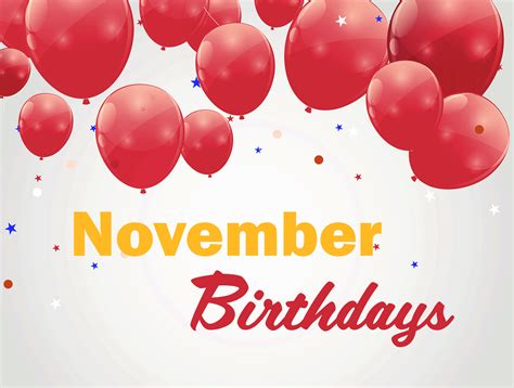 November Birthdays