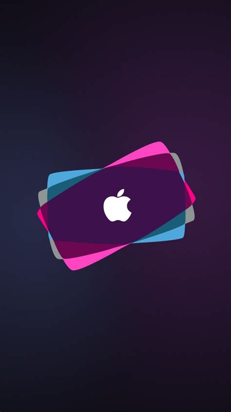 Purple Apple Logo Wallpaper 832 iPhone 6 - Wallpaper - HD Wallpaper