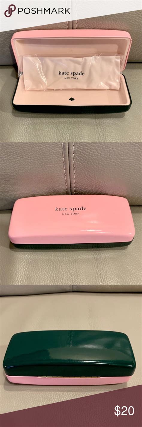 Kate Spade Pink/Green Glasses/Sunglasses Case Super cute glasses ...