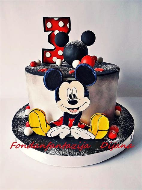 Mickey Mouse themed cake - Decorated Cake by - CakesDecor