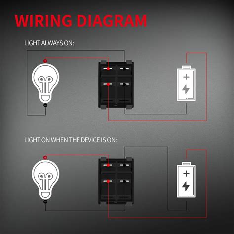 Lighted Rocker Switch Schematic | Shelly Lighting