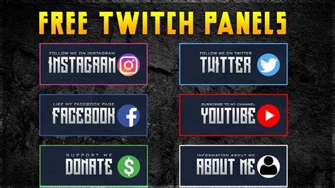 Free twitch panels psd - bxepacific