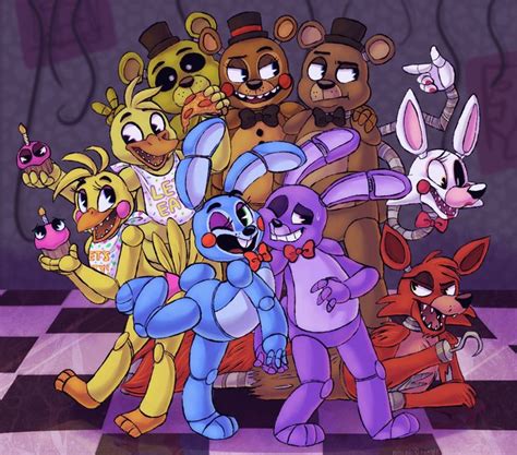 The Gang's All Here | Five Nights at Freddy's | Fnaf wallpapers, Fnaf ...