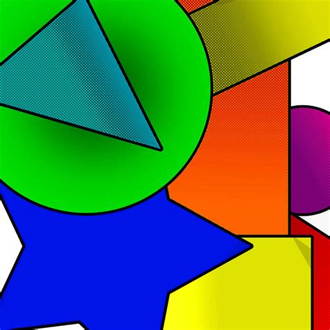 Shapes Digital Art by Ricky Barnard