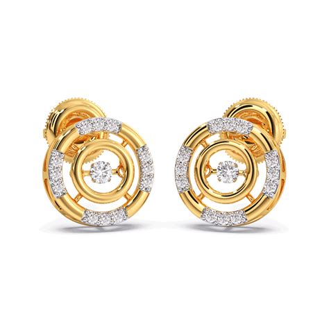 Sparkle Glo Diamond Stud Earrings-Candere by Kalyan Jewellers