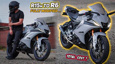 Yamaha R15M Modified into Yamaha R7 : The Minimal Gangsta - YouTube